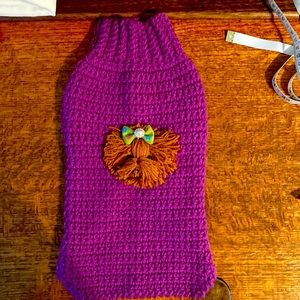 Small dog Yorkie sweater